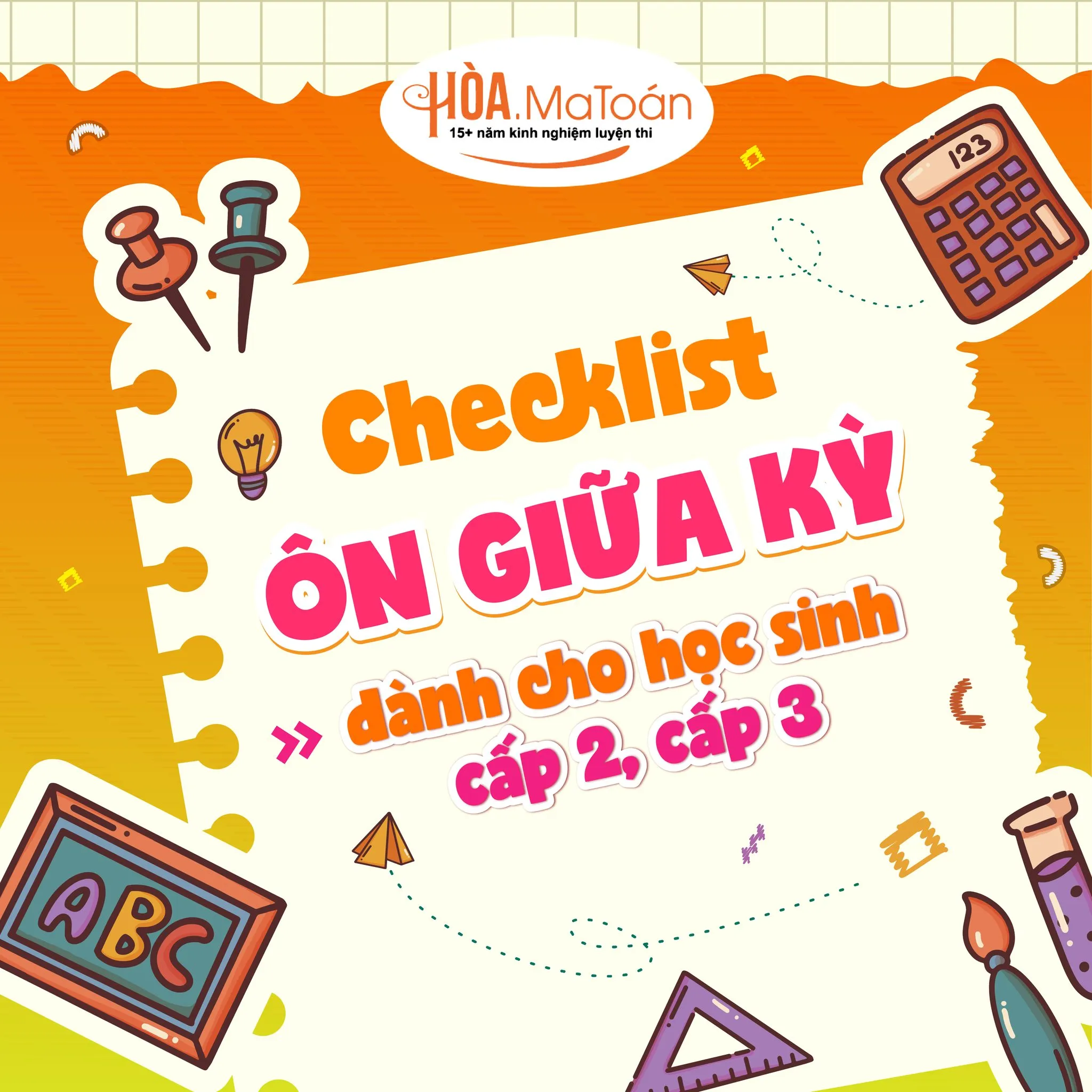 checklist &ocirc;n thi giữa kỳ